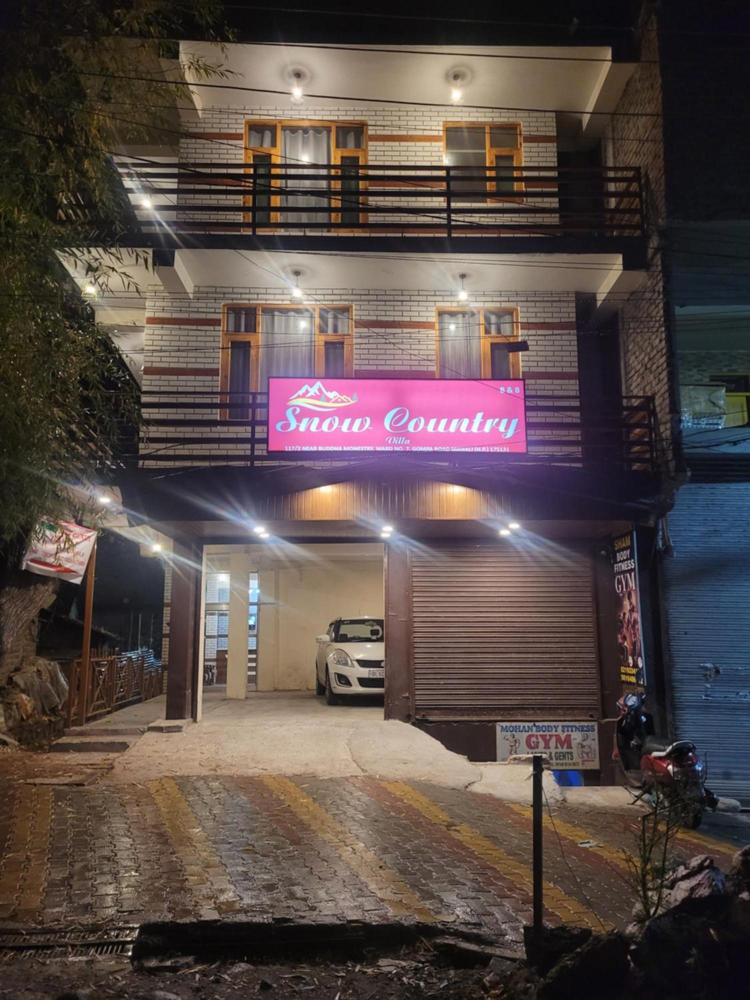 Hotel Snow Country Villa Manāli Exterior foto