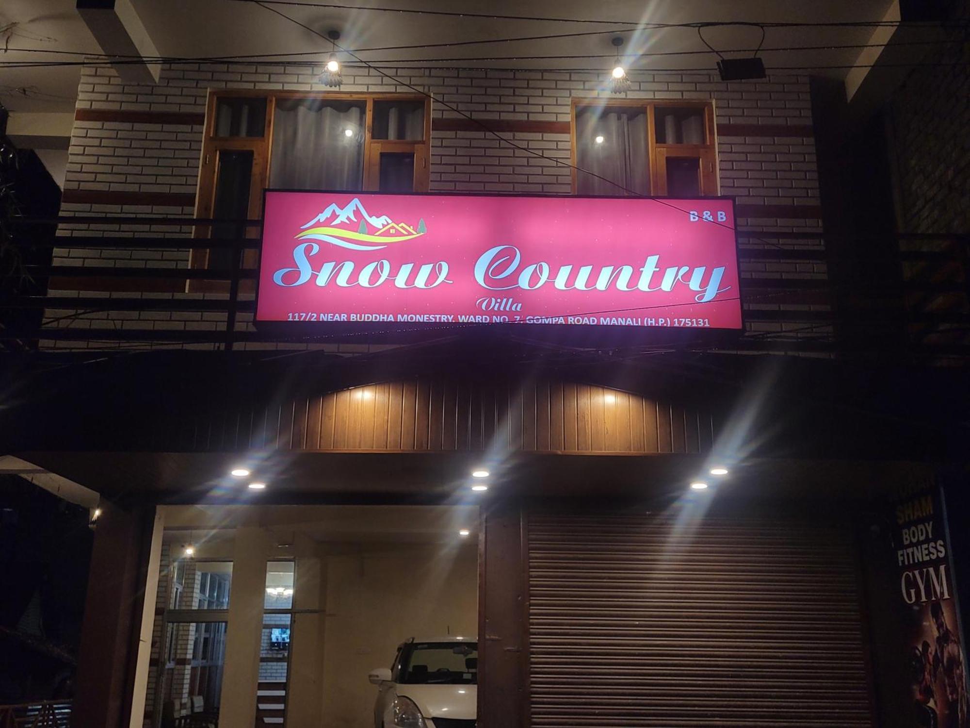 Hotel Snow Country Villa Manāli Exterior foto